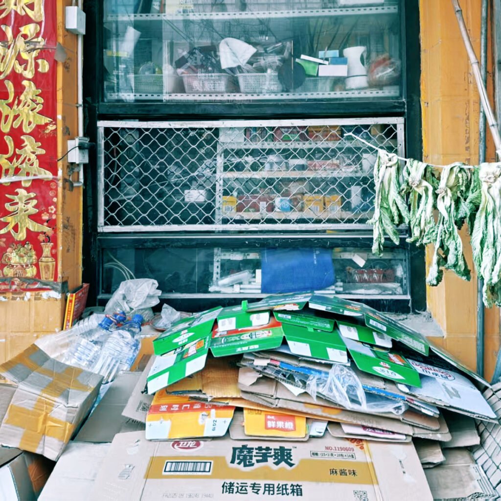 Outside fridges in Northeast China