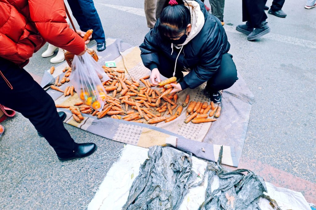 Signs of Unclean Produce in Chinese Markets
