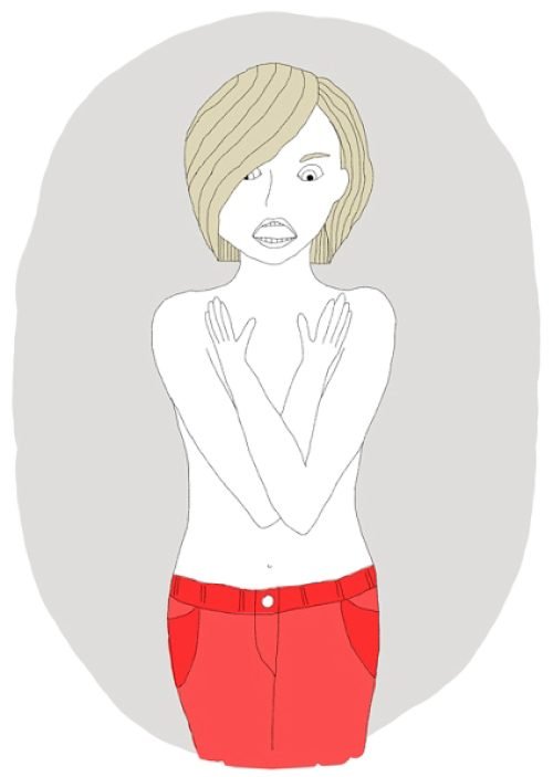 Breast massage – Ruth Silbermayr-Song illustration - Ruth Silbermayr