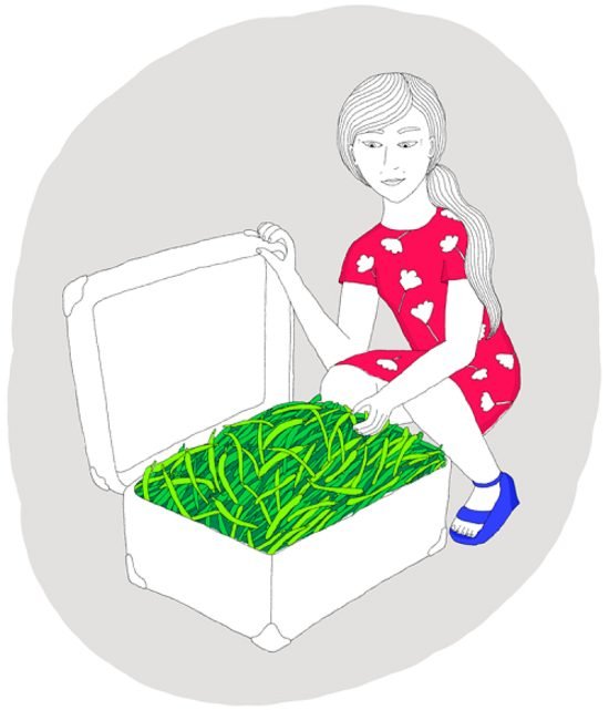 String beans – Ruth Silbermayr-Song Train Journey: A Suitcase Filled With String Beans (China Travel)