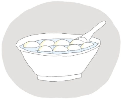 tangyuan (illustration) - Ruth Silbermayr